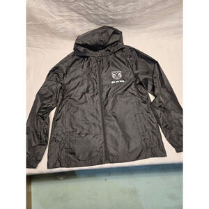 Women's Black Ram Rain Jacket Size M